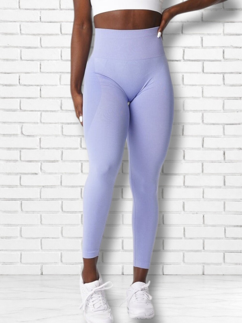 NVGTN Size M Periwinkle Contour Seamless Leggings